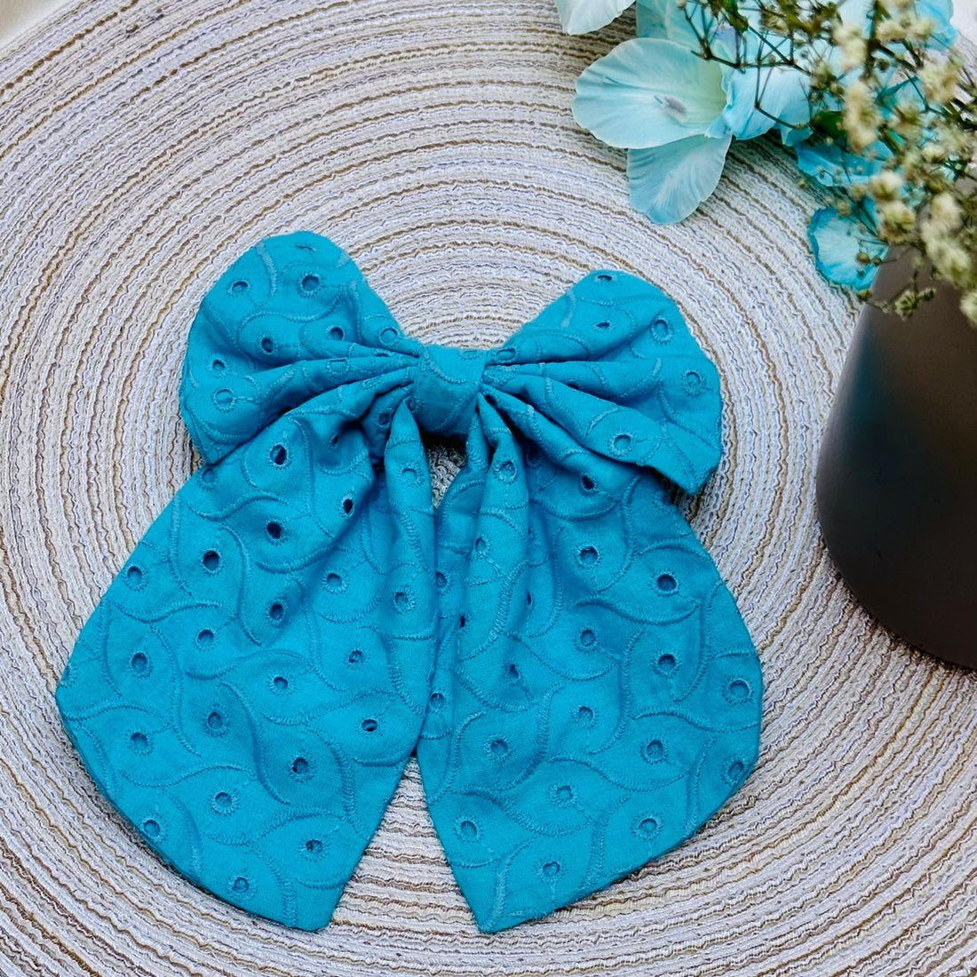 Tiffany Chikankari Bow Pin